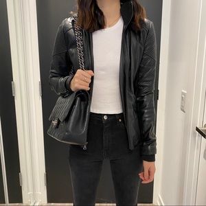 Guess Faux Leather Jacket Size XS